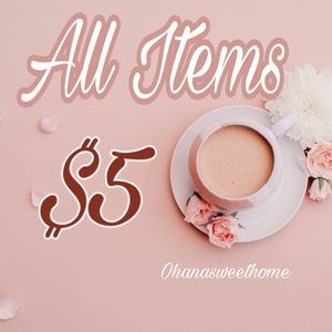 All items $5